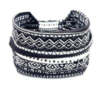 Knotted Headband For Women Elastic Bandeau Sports Headwrap African Hairband Nonslip Stretchy Workout Headwear Fitness Headband