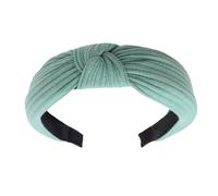 Knotted Headband For Women Fashion Knitted Fabric Hairhoop High Skull Wide Headband For Face Washing And Daily Skincare Travel Hairband