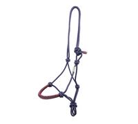 Knotted rope halter with glittering stones for horses USG