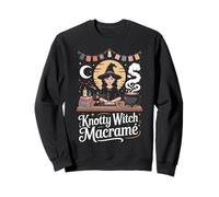 Knotty Witch Macramé Magic Sewing Sweatshirt