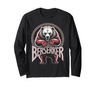 Knotwork Bear Nordic Warrior Viking Spirit Berserker Long Sleeve T-Shirt