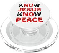 Know Jesus Know Peace for Jesus Freak PopSockets PopGrip for MagSafe