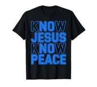 Know Jesus Know Peace Religion Gods Church Christians T-Shirt