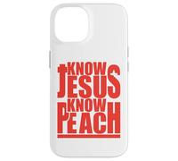 Know Jesus No Peach Funny Happy Wives Happy Lives Couple Case for iPhone 14