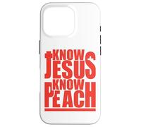 Know Jesus No Peach Funny Happy Wives Happy Lives Couple Case for iPhone 16 Pro