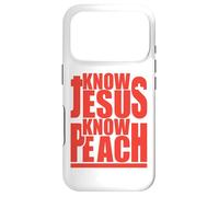 Know Jesus No Peach Funny Happy Wives Happy Lives Couple Case for iPhone 17 Pro