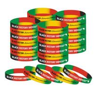 Know me Black History Month Rubber Bracelets Freedom Day Silicone Bracelets, African BHM Worthwhile Commemoration National Celebrate Black History Bracelet for Adults