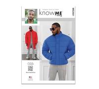 Know ME ME2061BB Men's Puffer Coat in Two Lengths by Norris Dánta Ford BB 44-46-48-50-52