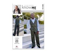 Know Me ME2153 Sewing Pattern for Men's Vest and Pants by Julian Creates