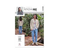 KNOW ME Sewing Pattern ME2075AA Men's Jacket and Pants by Donny Q AA (34-36-38-40-42)