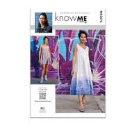 KNOW ME Sewing Pattern ME2076H5 Misses’ Front or Back Reversible Dress in Two Lengths by Handmade Millennial H5 (6-8-10-12-14)