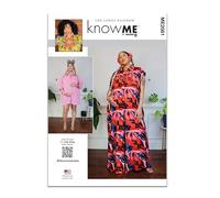 KNOW ME Sewing Pattern ME2081K5 Misses' Maternity Romper and Jumpsuit by The Corny Rainbow K5 (8-10-12-14-16)