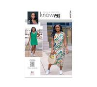 KNOW ME Sewing Pattern ME2084K5 Misses' Dress in Two Lengths by Duana M. Chandler K5 (8-10-12-14-16)