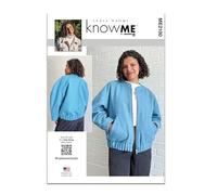 KNOW ME Sewing Pattern ME2100Y5 Misses' Bomber Jacket by Lydia Naomi Y5 (18-20-22-24-26)