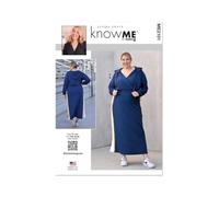 KNOW ME Sewing Pattern ME2101Y5 Misses' Knit Top and Skirt by Alisha Grace Y5 (18-20-22-24-26)