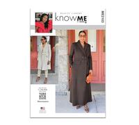 KNOW ME Sewing Pattern ME2103K5 Misses' Lined Coat in Two Lengths by Beaute' J'Adore K5 (8-10-12-14-16)
