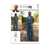 KNOW ME Sewing Pattern ME2109AA Men's Vest and Trousers by Happily Dressed AA (34-36-38-40-42)