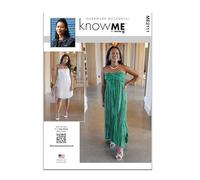 KNOW ME Sewing Pattern ME2111U5 Misses' Dress in Two Lengths by Handmade Millennial U5 (16-18-20-22-24)