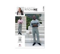 KNOW ME Sewing Pattern ME2113MSS Men's Shirts and Trousers by Julian Creates MSS (50-52-54-56)