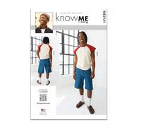 Know Me Sewing Pattern ME2121AA Men's T-Shirt and Shorts by Happily Dressed AA (34-36-38-40-42)