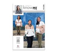 Know Me Sewing Pattern ME2136A Unisex Contrast Jackets by Donny Q A (XS-S-M-L-XL-XXL)