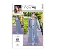 Know Me Sewing Pattern ME2139Y5 Misses' Coat and Hoodie Insert by the Stitch Fitz Y5 (18-20-22-24-26)