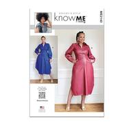 Know Me Sewing Pattern ME2140Y5 Misses' Shirtdress by Keechii B Style Y5 (18-20-22-24-26)