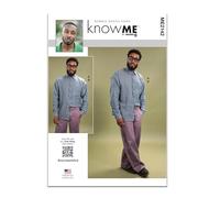 Know Me Sewing Pattern ME2142AA Men's Shirt and Jeans with Belt by Norris Dánta Ford AA (34-36-38-40-42)