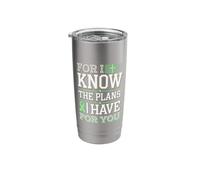Know The Plans for You Celiac Disease Awareness Stainless Steel Insulated Tumbler