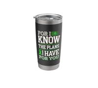 Know The Plans for You Cerebral Palsy Awareness Stainless Steel Insulated Tumbler