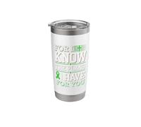 Know The Plans for You Eye Disease Awareness Stainless Steel Insulated Tumbler