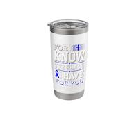 Know The Plans for You Juvenile Arthritis Awareness Stainless Steel Insulated Tumbler