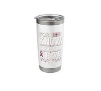 Know The Plans for You Sickle Cell Disease Awareness Stainless Steel Insulated Tumbler