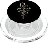 Know The Shepherd Christian Faith Peace Message PopSockets PopGrip for MagSafe