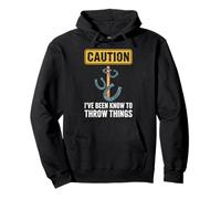 Know Throw Things Horseshoes Game Ringer Horseshoe Pitching Pullover Hoodie