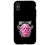 Know Thyself Ancient Philosophy Socrates In Floral Frame Case for iPhone X/XS