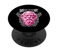 Know Thyself Ancient Philosophy Socrates In Floral Frame PopSockets Adhesive PopGrip