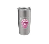 Know Thyself Ancient Philosophy Socrates in Floral Frame Stainless Steel Insulated Tumbler