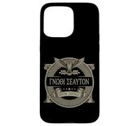 Know Thyself Gnothi Seauton Ancient Greek Philosophy Case for iPhone 15 Pro Max