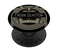 Know Thyself Gnothi Seauton Ancient Greek Philosophy PopSockets Adhesive PopGrip