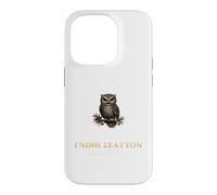 Know Thyself Gnothi Seauton Greek Philosophy Owl Case for iPhone 14 Pro