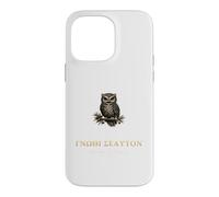 Know Thyself Gnothi Seauton Greek Philosophy Owl Case for iPhone 14 Pro Max