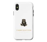 Know Thyself Gnothi Seauton Greek Philosophy Owl Case for iPhone X/XS
