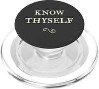 Know Thyself Greek Philosophy PopSockets PopGrip for MagSafe