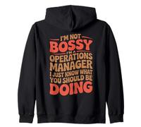 Know What You Should Doing Office Business Operation Manager Zip Hoodie