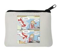 Know Work Rules Funny Meme Roman Empire Rome Legion SPQR Byzantine Neoprene Coin Purse Pouch 10x11cm White