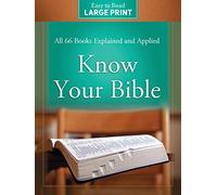 Know Your Bible Large Print Edition