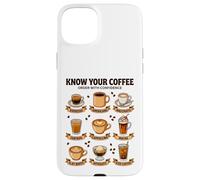 Know Your Coffee Lover Barista Espresso Caffeine Case for iPhone 15 Plus