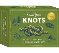 Know Your Knots : Learn the best knots for outdoor adventures - 30 cards and 2 ropes