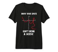 Know Your Limits Formulas Equations with Parameters Geometry Premium T-Shirt